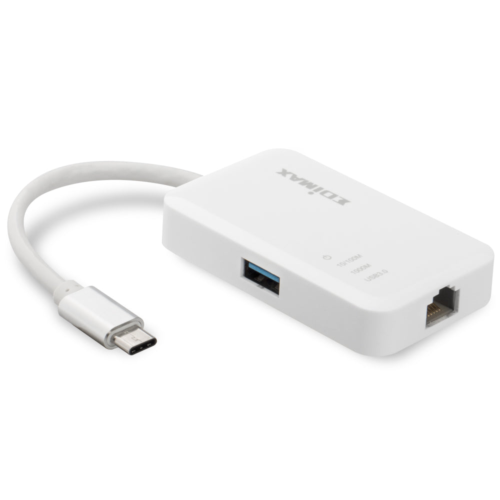 USB-C na 3portový USB 3.0 Gigabit Ethernet Hub Model: EU-4308