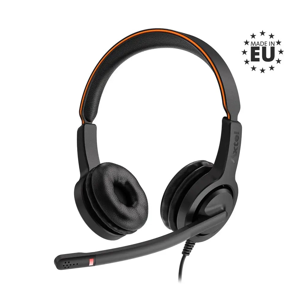 Axtel AXH-V40UCD Voice UC40 Duo USB-A Náhlavní Souprava NC Mikrofon