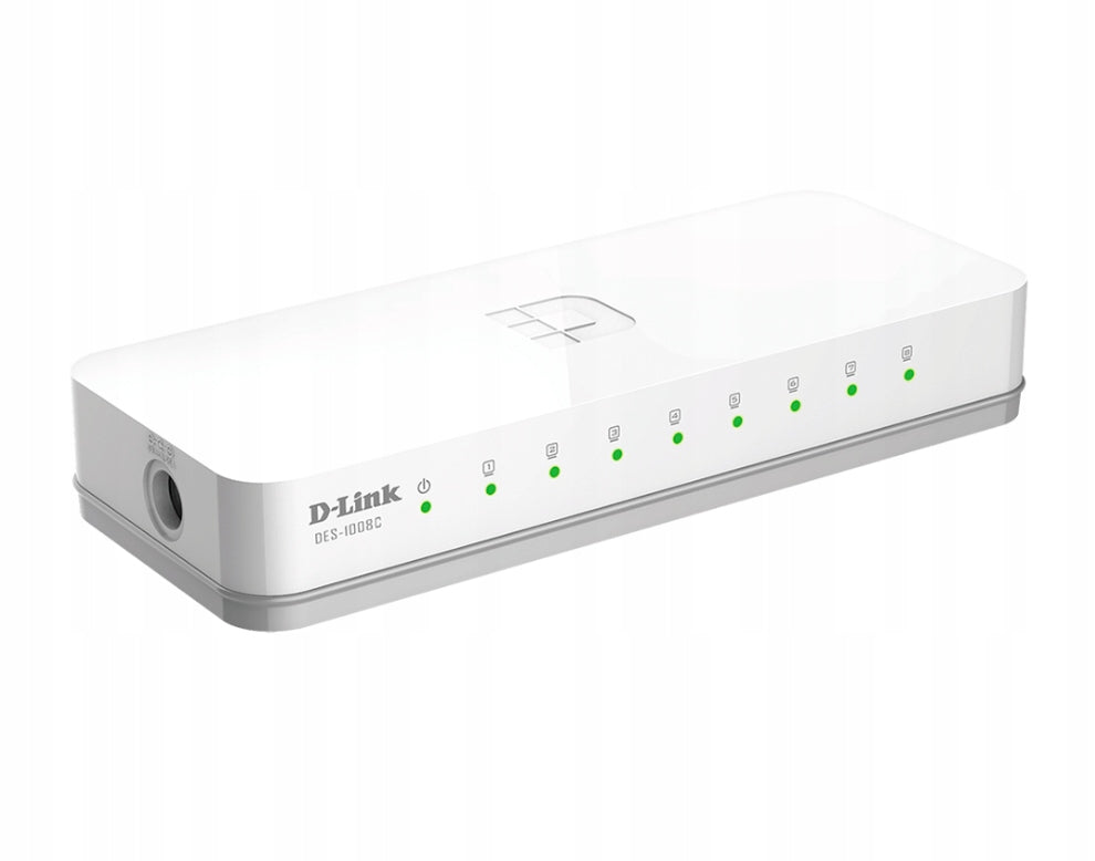 D-Link DES-1008C síťový přepínač (switch)
