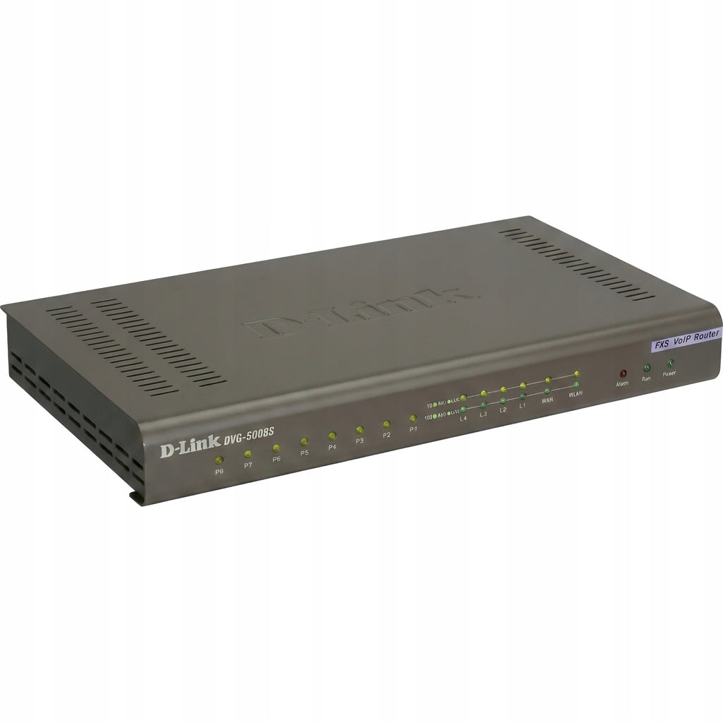 D-Link DVG-5008S (Rev. F2) – 8-portová FXS VoIP brána