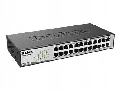 DES-1024D switch L2 24x10/100 Desktop/Rack BEZ VENTILÁTORU