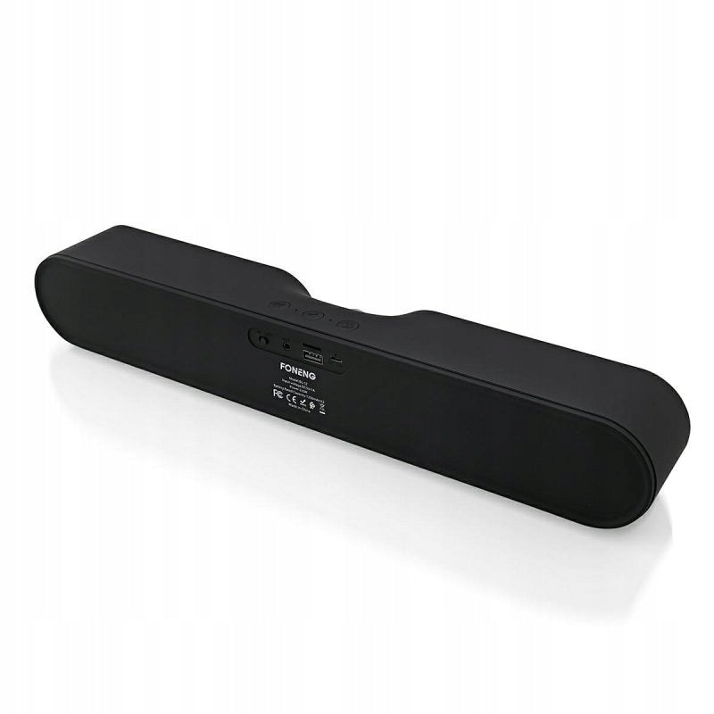 Foneng BL12 Bluetooth 5.0 Reproduktor 2400mAh 10h AUX TF USB Černý