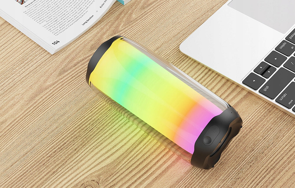 Foneng BL15 Bluetooth 5.0 Reproduktor 8W LED 4000mAh TF AUX Powerbank