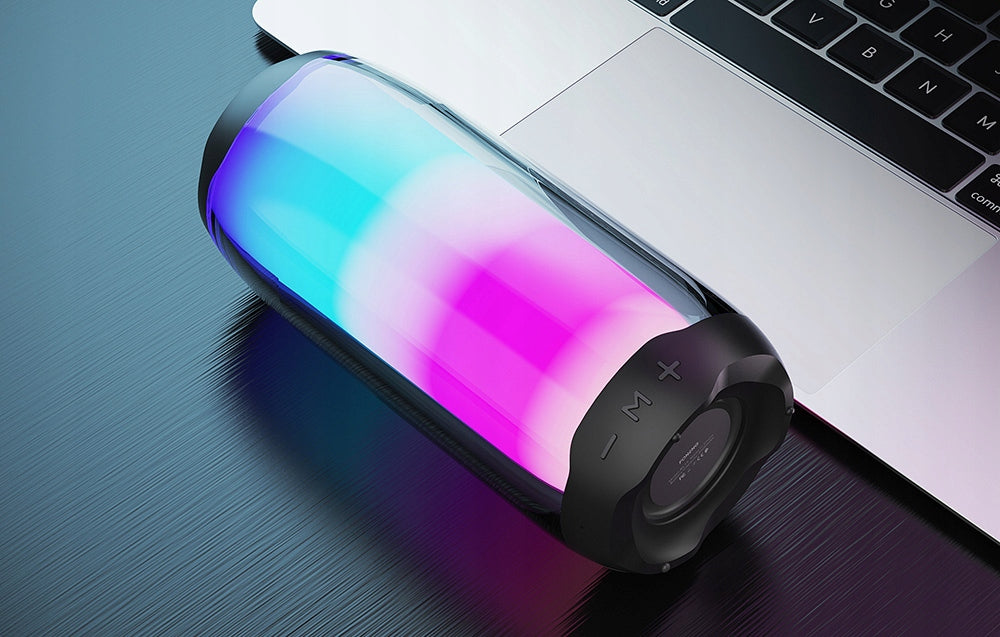 Foneng BL15 Bluetooth 5.0 Reproduktor 8W LED 4000mAh TF AUX Powerbank