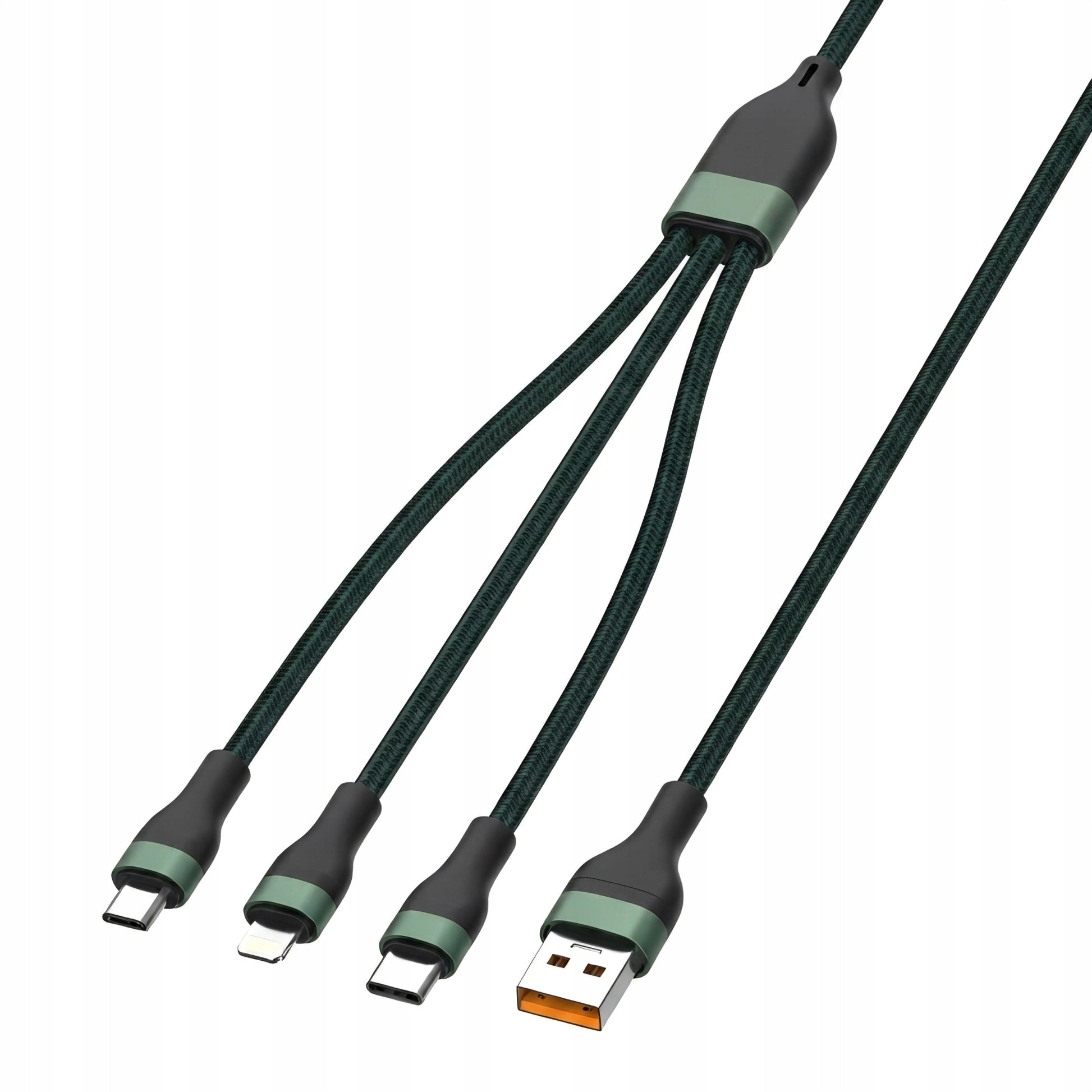 Foneng X78 3v1 Rychlonabíjecí Kabel 66W USB-C Lightning MicroUSB 1.2m