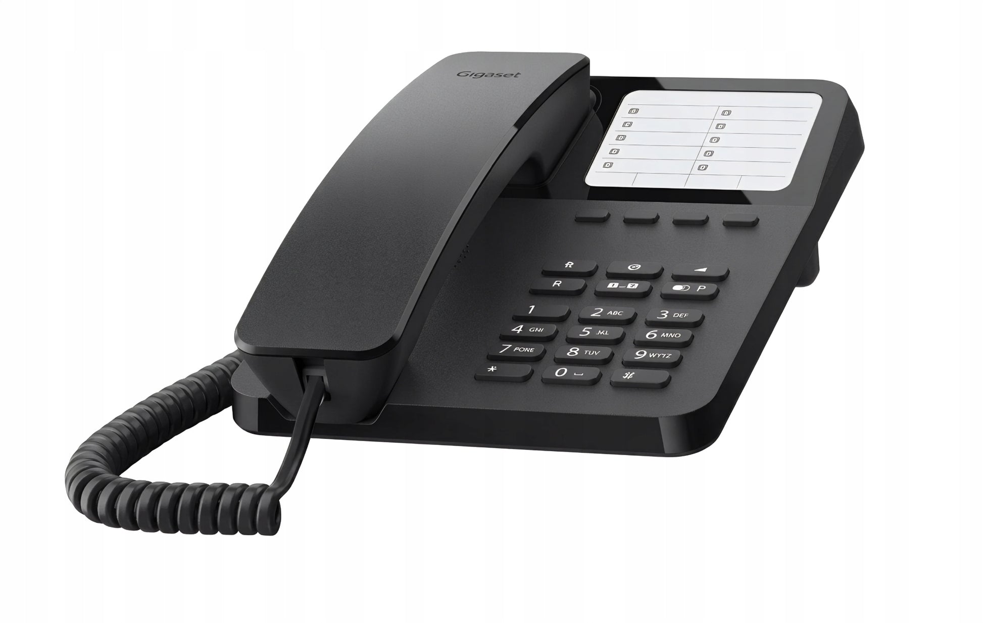 Gigaset DESK 400 – analogový stolní telefon, černý