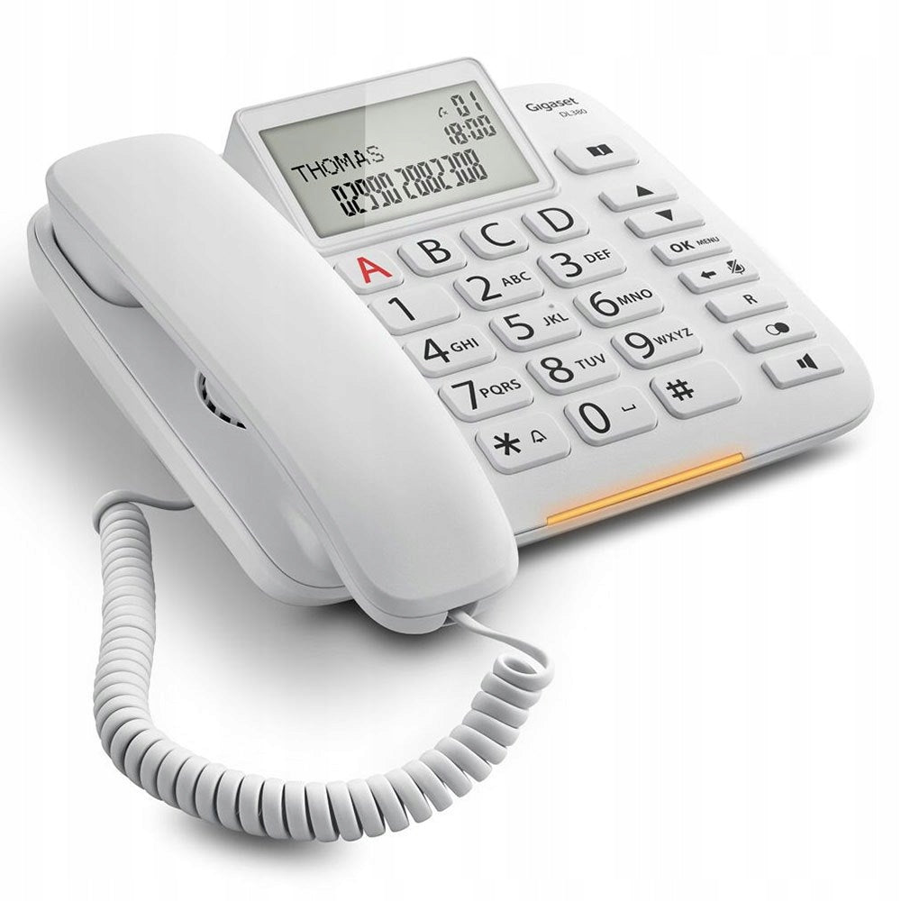 Gigaset DL380 IM WHITE (S30350S217R102) Kabelový analogový telefon
