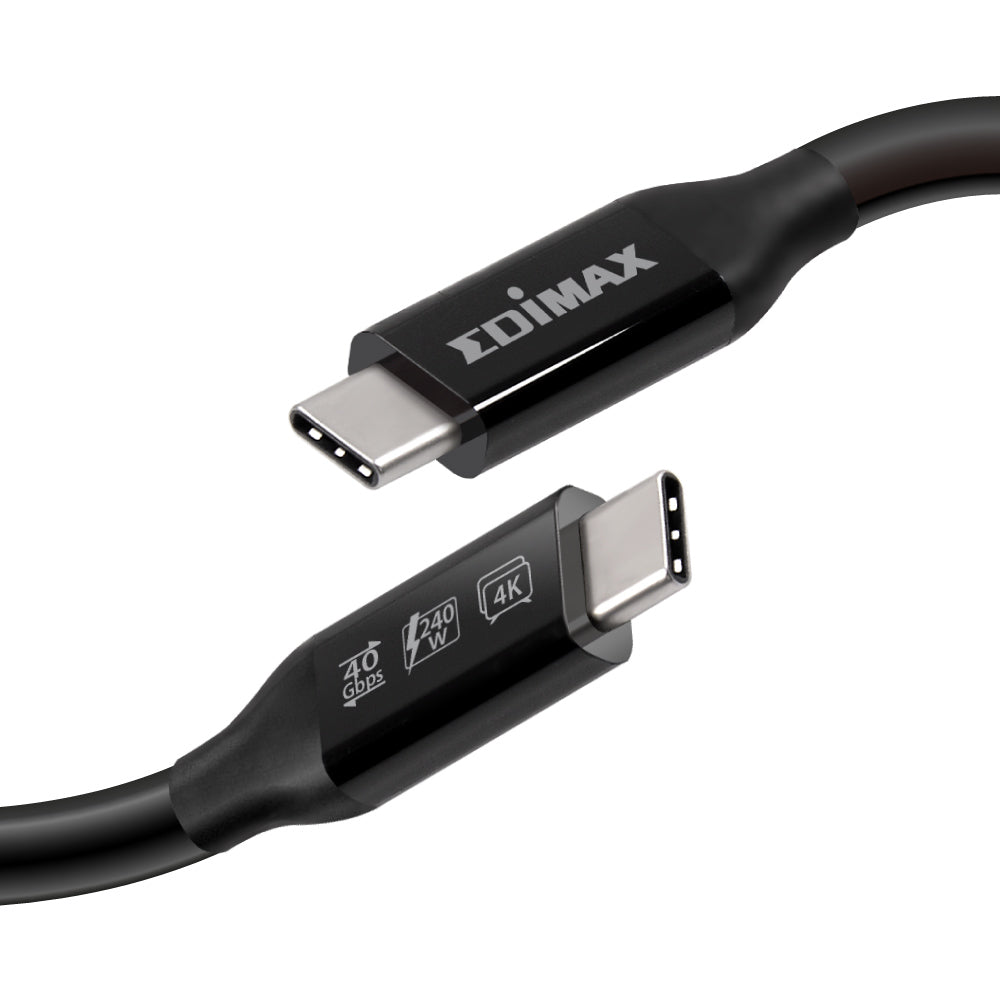 Kabel Edimax USB4 / THUNDERBOLT3, 40G, 0,5 metru, TYP C - TYP C [UC4-005TB]