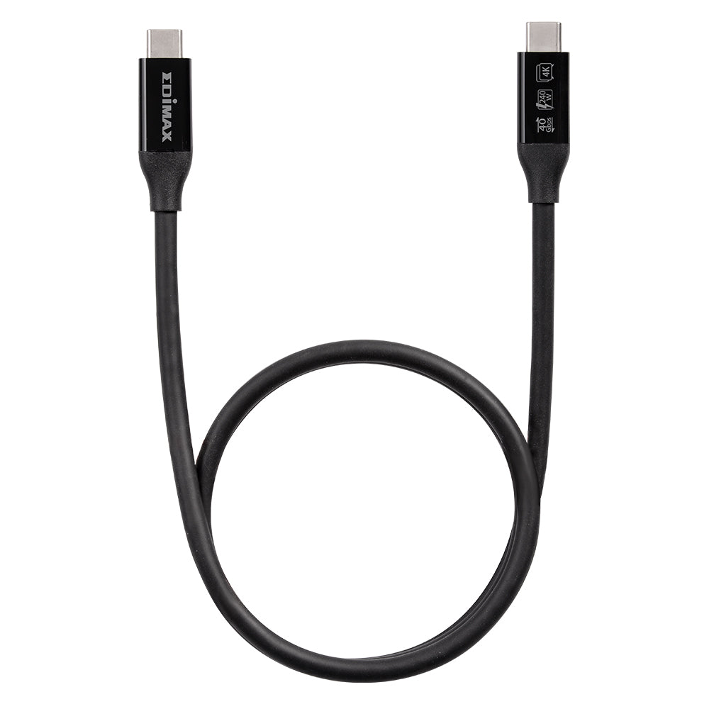 Kabel Edimax USB4 / THUNDERBOLT3, 40G, 0,5 metru, TYP C - TYP C [UC4-005TB]