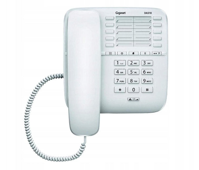 Kabelový analogový telefon Gigaset DA510 IM WHITE (S30054-S6530-R102)