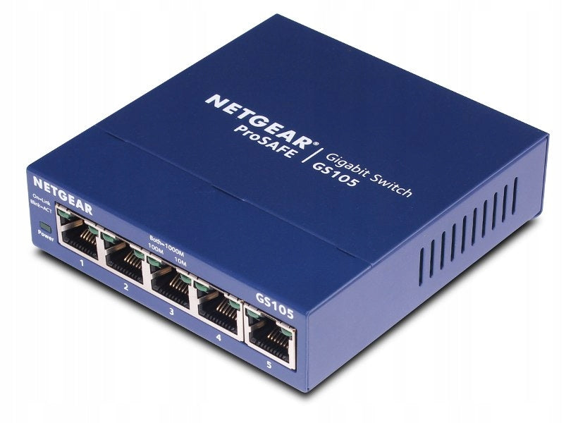 Netgear GS105GE Gigabit LAN Switch 5x 1000 Mb/s
