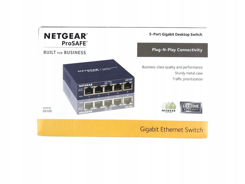 Netgear GS105GE Gigabit LAN Switch 5x 1000 Mb/s