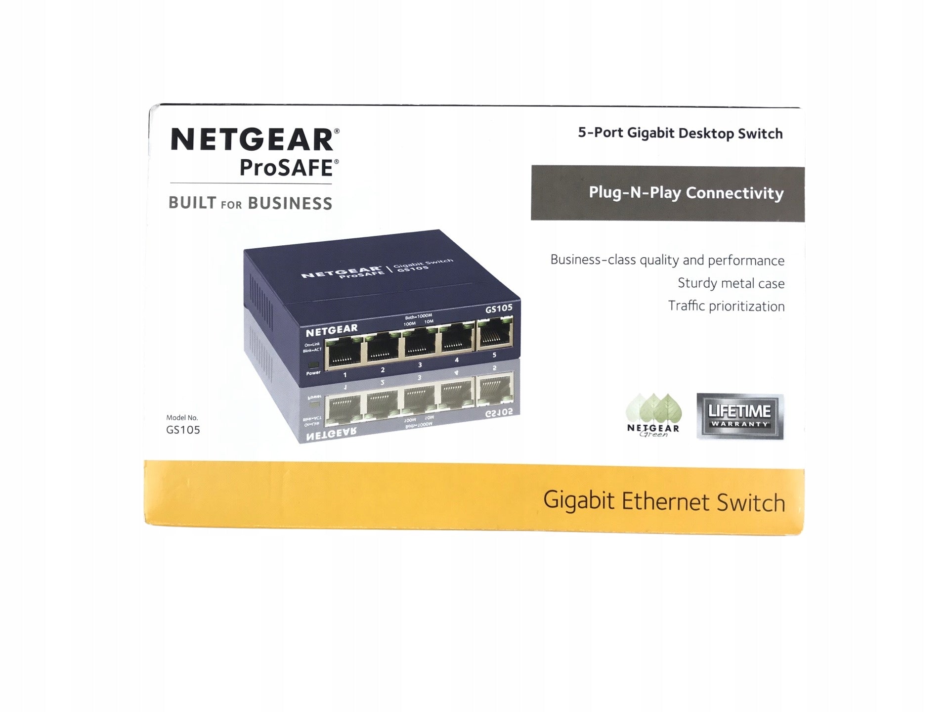 Netgear GS105GE Gigabit LAN Switch 5x 1000 Mb/s