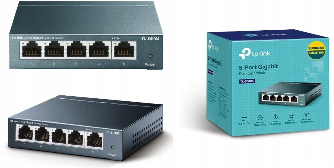 Netgear GS105GE Gigabit LAN Switch 5x 1000 Mb/s