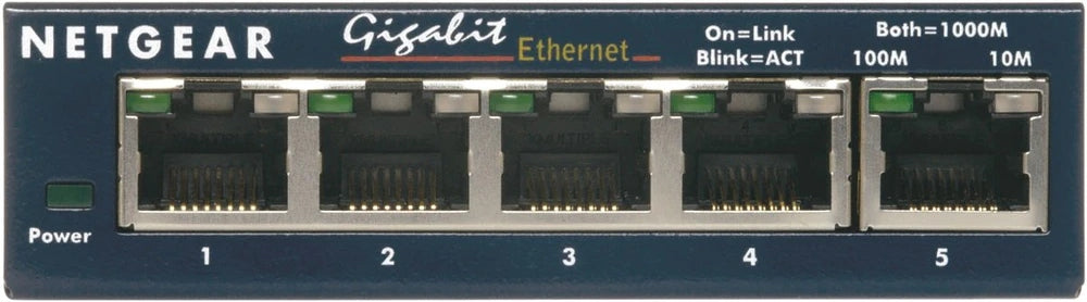 Netgear GS105GE Gigabit LAN Switch 5x 1000 Mb/s