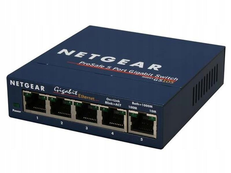 Netgear GS105GE Gigabit LAN Switch 5x 1000 Mb/s