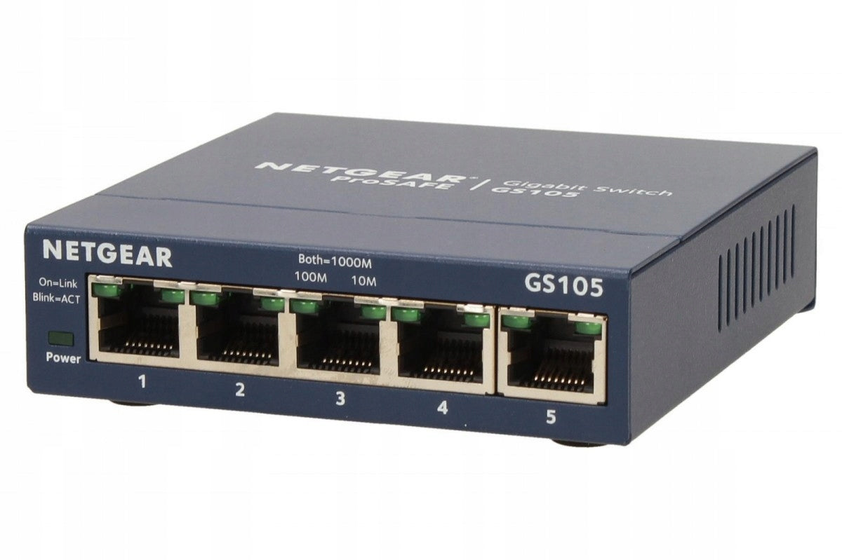 Netgear GS105GE Gigabit LAN Switch 5x 1000 Mb/s