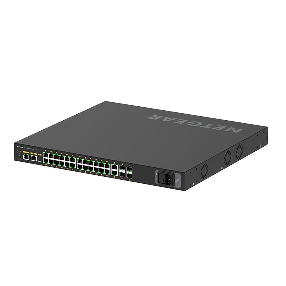 Netgear Switch M4250-26G4F-PoE+ GSM4230P, 24x GE PoE+ porty, 4x SFP