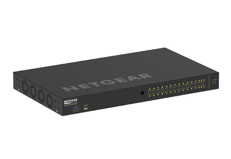 Netgear Switch M4250-26G4F-PoE+ GSM4230P, 24x GE PoE+ porty, 4x SFP