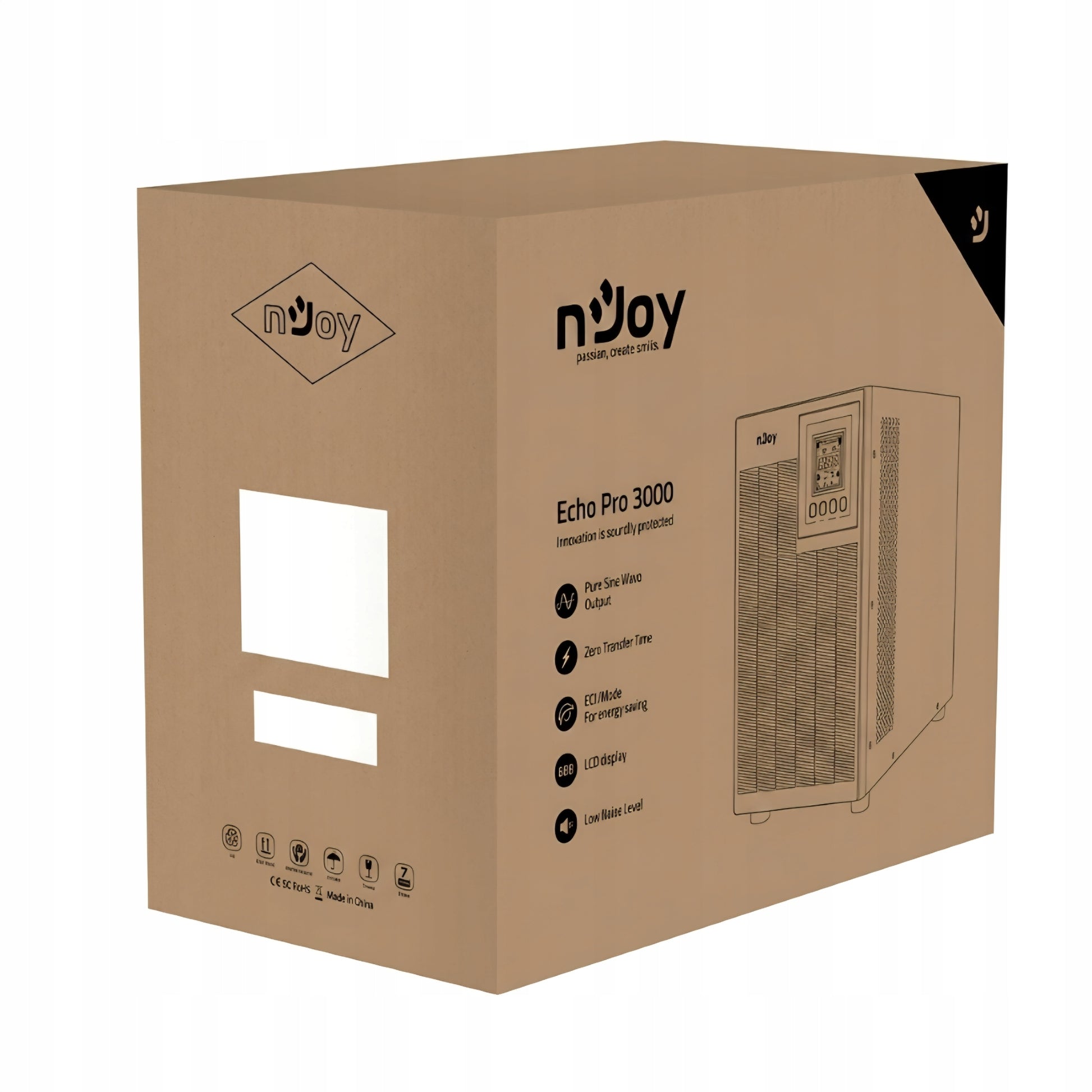 nJoy Echo Pro 3000 Záložní zdroj UPS 3000VA / 2400W