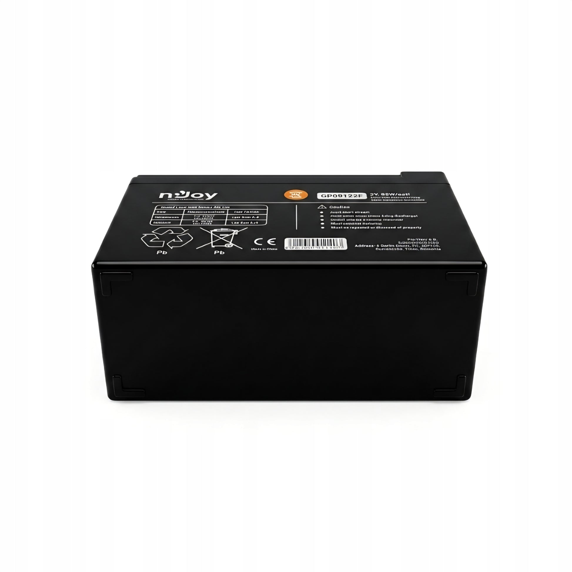 nJoy GP09122F 12V 9Ah AGM Bezúdržbová Baterie UPS F2 T2 5 let