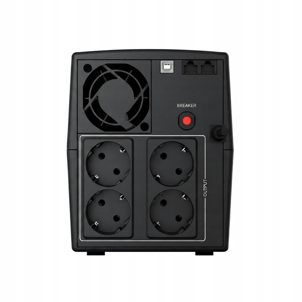 nJoy Keen 2000 USB UPS 2000VA 1200W Line Interactive AVR 4x Schuko