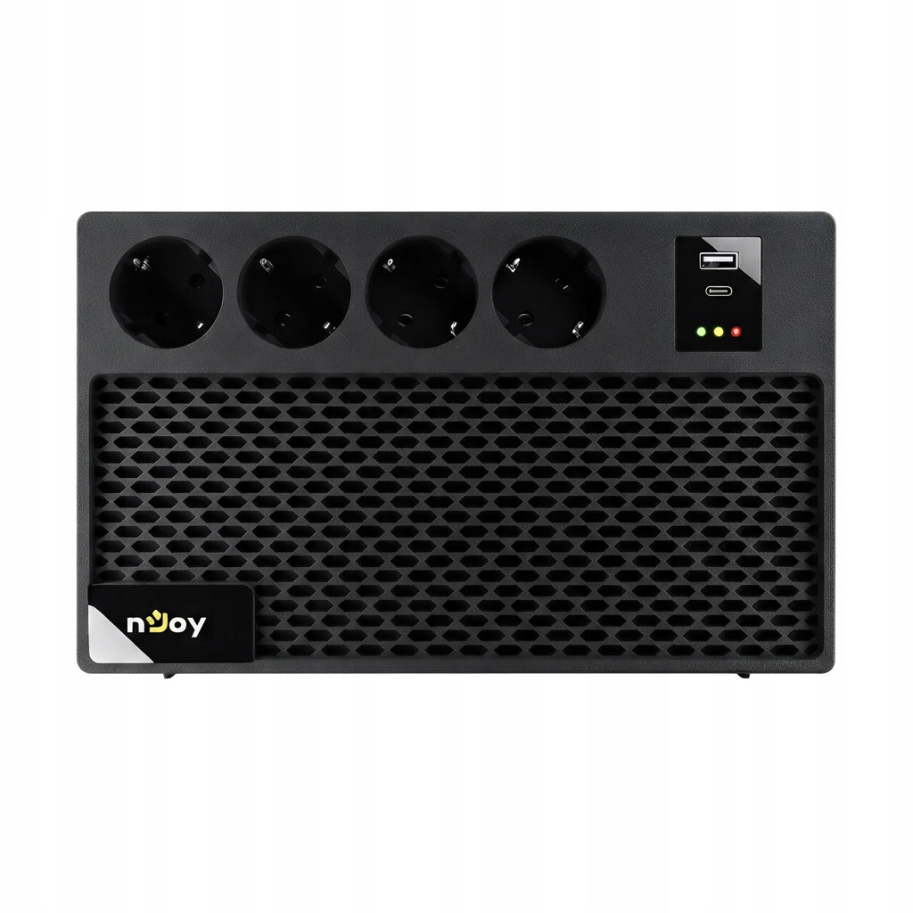 nJoy Renton 650 Plus UPS 650VA 360W AVR 4x Schuko USB-C 30W USB-A
