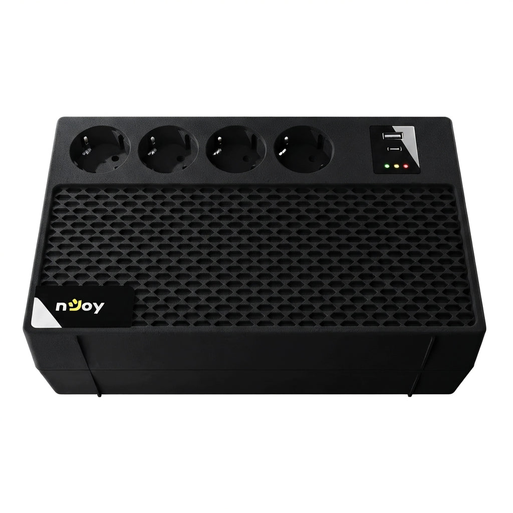 nJoy Renton 650 Plus UPS 650VA 360W AVR 4x Schuko USB-C 30W USB-A