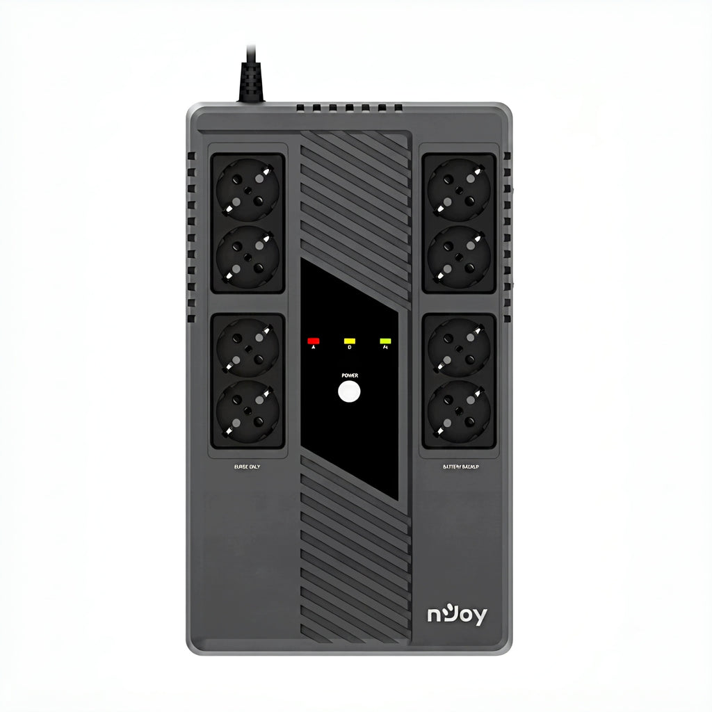 nJoy Token 600 UPS 600VA 360W Line Interactive AVR 8x Schuko USB