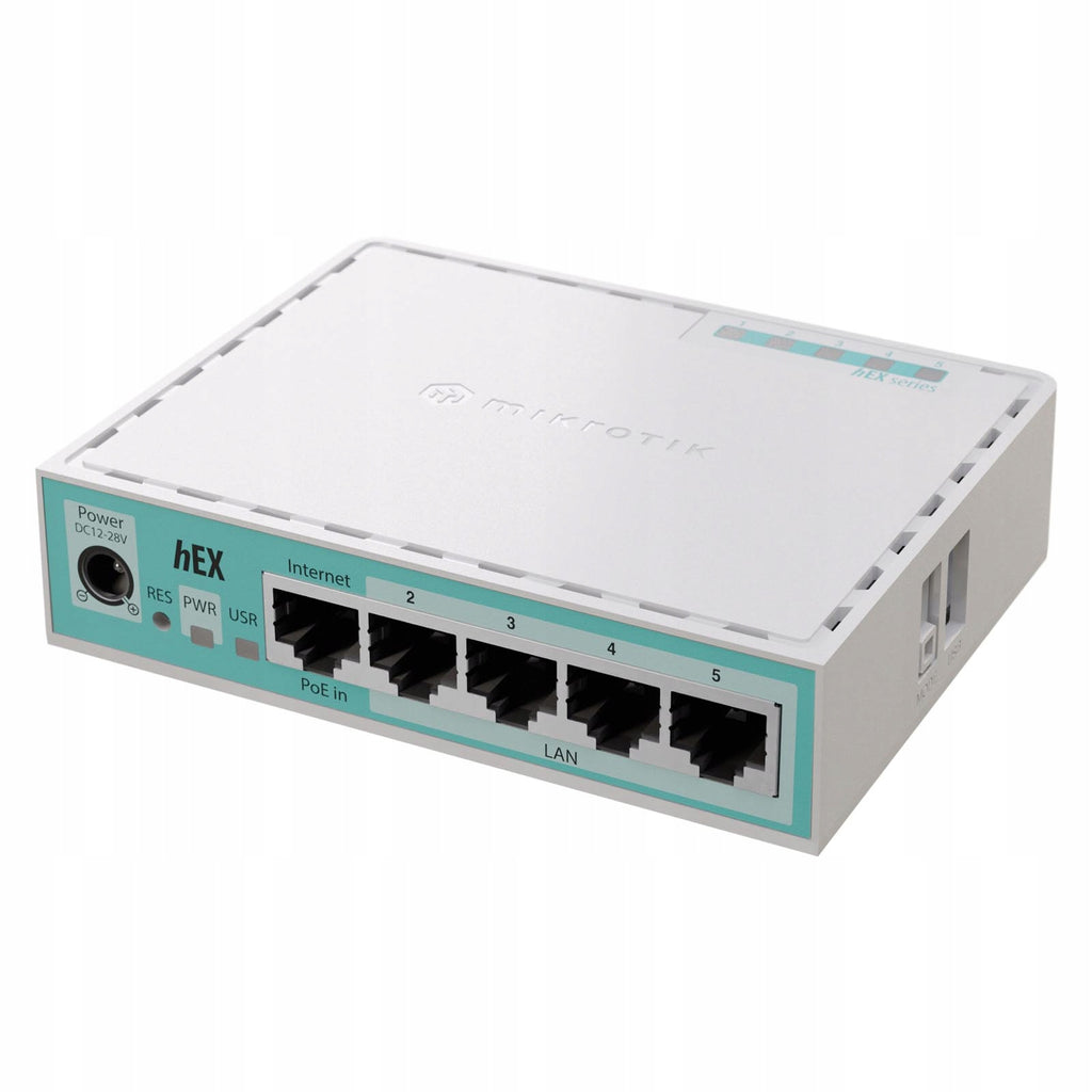 Router MikroTik hEX 5xGE USB PoE v E50UG