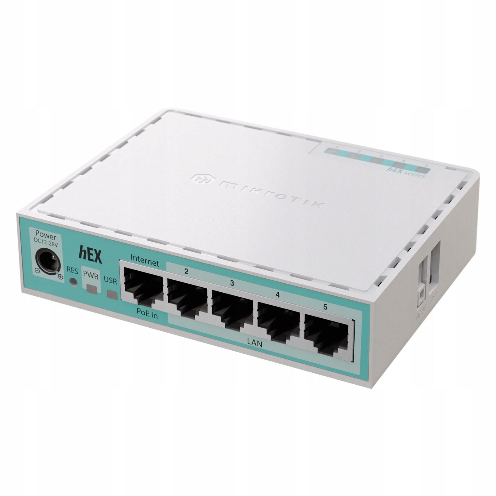 Router MikroTik hEX 5xGE USB PoE v E50UG