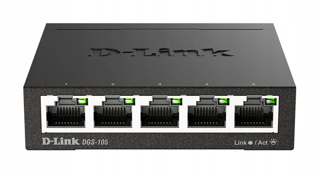 Switch 5portový D-Link DGS-105 gigabitový kovový