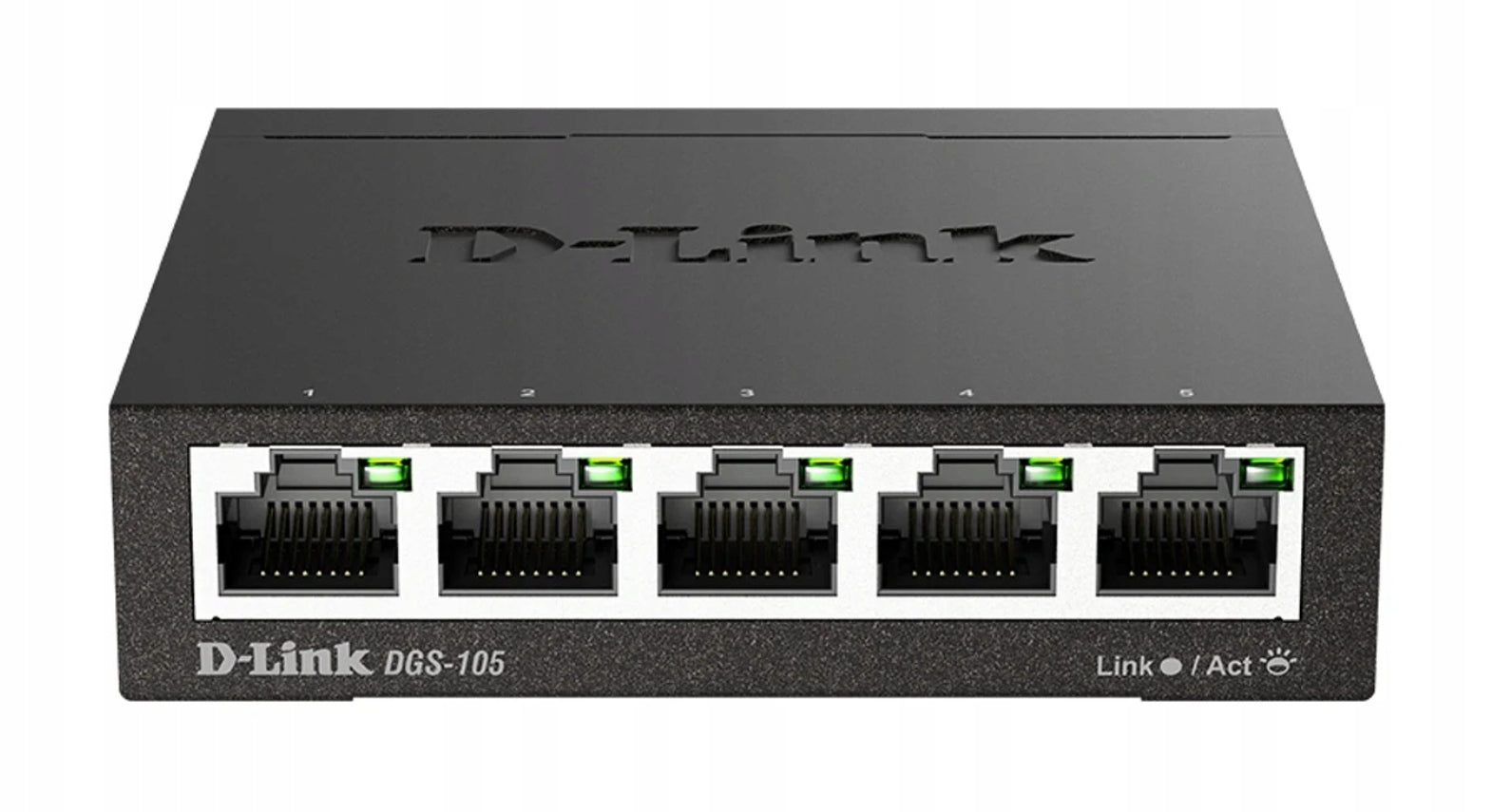 Switch 5portový D-Link DGS-105 gigabitový kovový