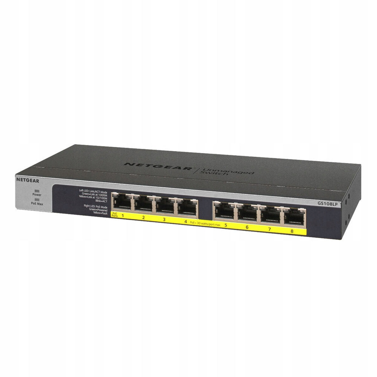 Switch Netgear GS108LP-100EUS PoE