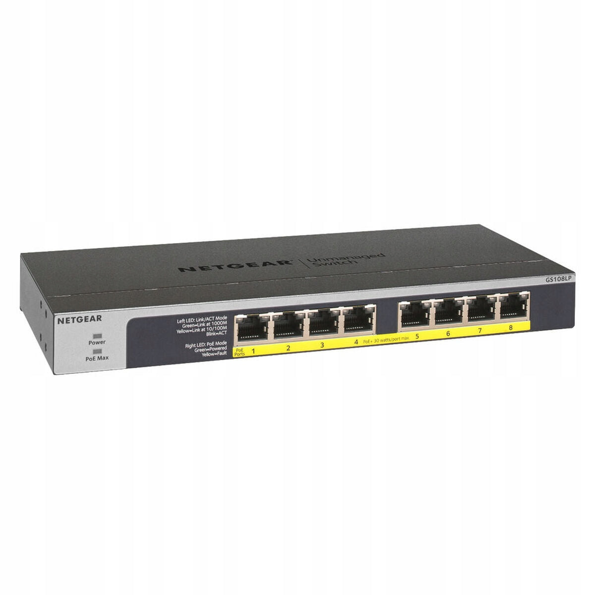 Switch Netgear GS108LP-100EUS PoE