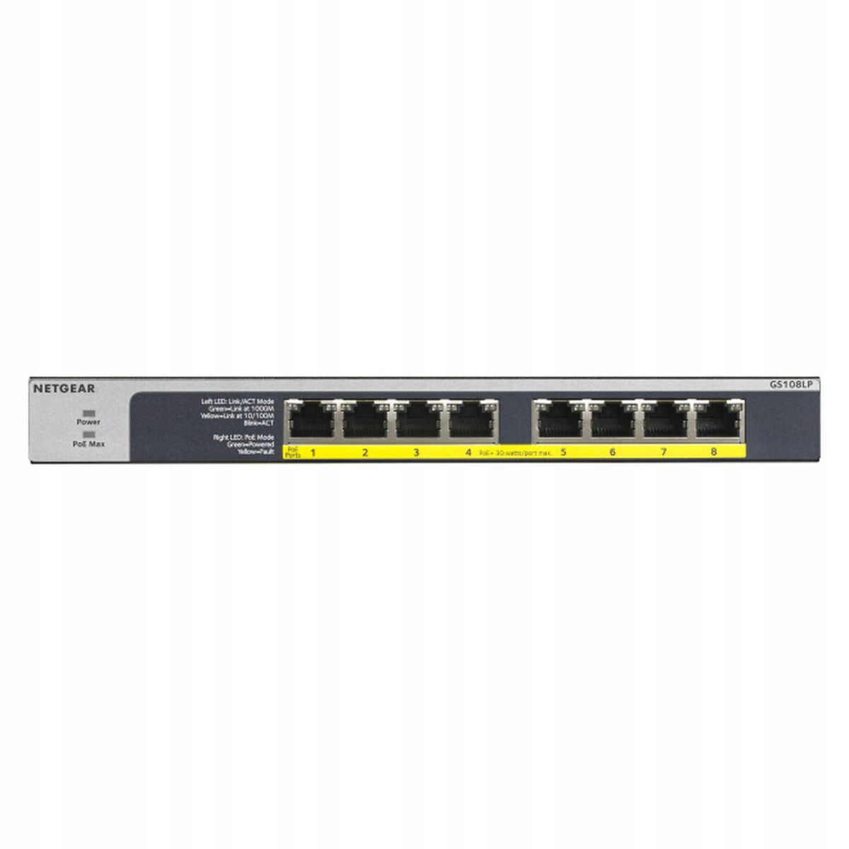 Switch Netgear GS108LP-100EUS PoE