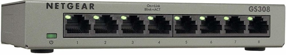Switch Netgear GS308-300PES 8portový gigabitový 1000