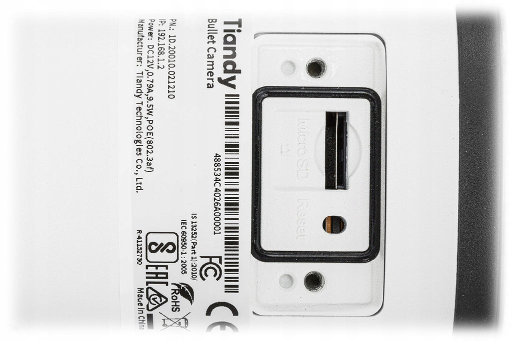 Tiandy TC-C38WS 8MP 4K IP Bullet Kamera 2.8mm IR 50m WDR AI PoE IP67