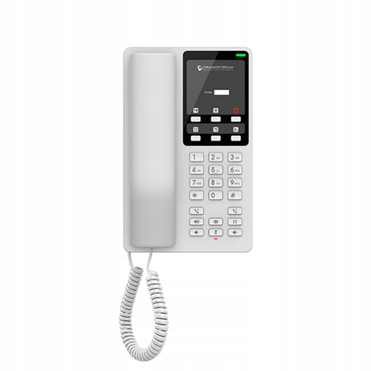Grandstream GHP620 IP Hotelový Telefon PoE 2SIP HD OPUS 6 Kláves Bílý