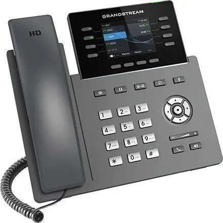 Grandstream GRP2624 IP Telefon 8 Linek WiFi 6 BT PoE Gigabit HD GDMS