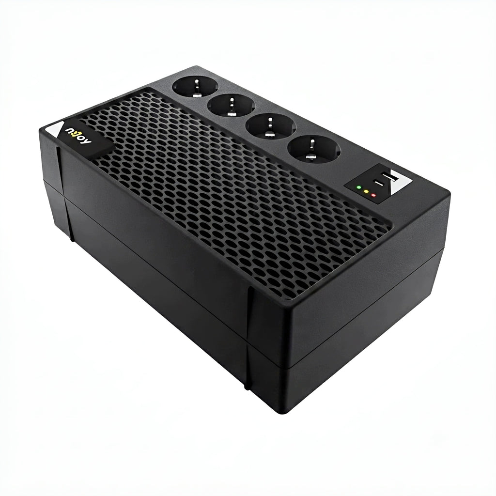 nJoy Renton 650 Plus UPS 650VA 360W AVR 4x Schuko USB-C 30W USB-A