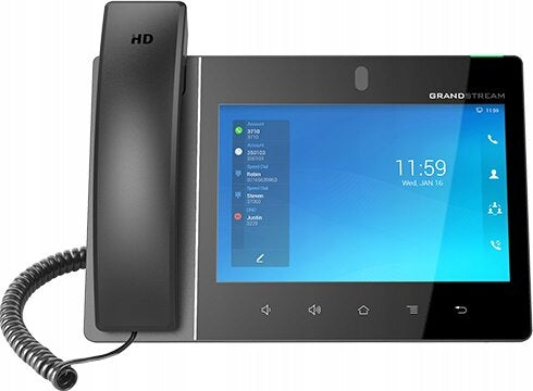 Grandstream Networks GXV3480 VoIP telefon Černý