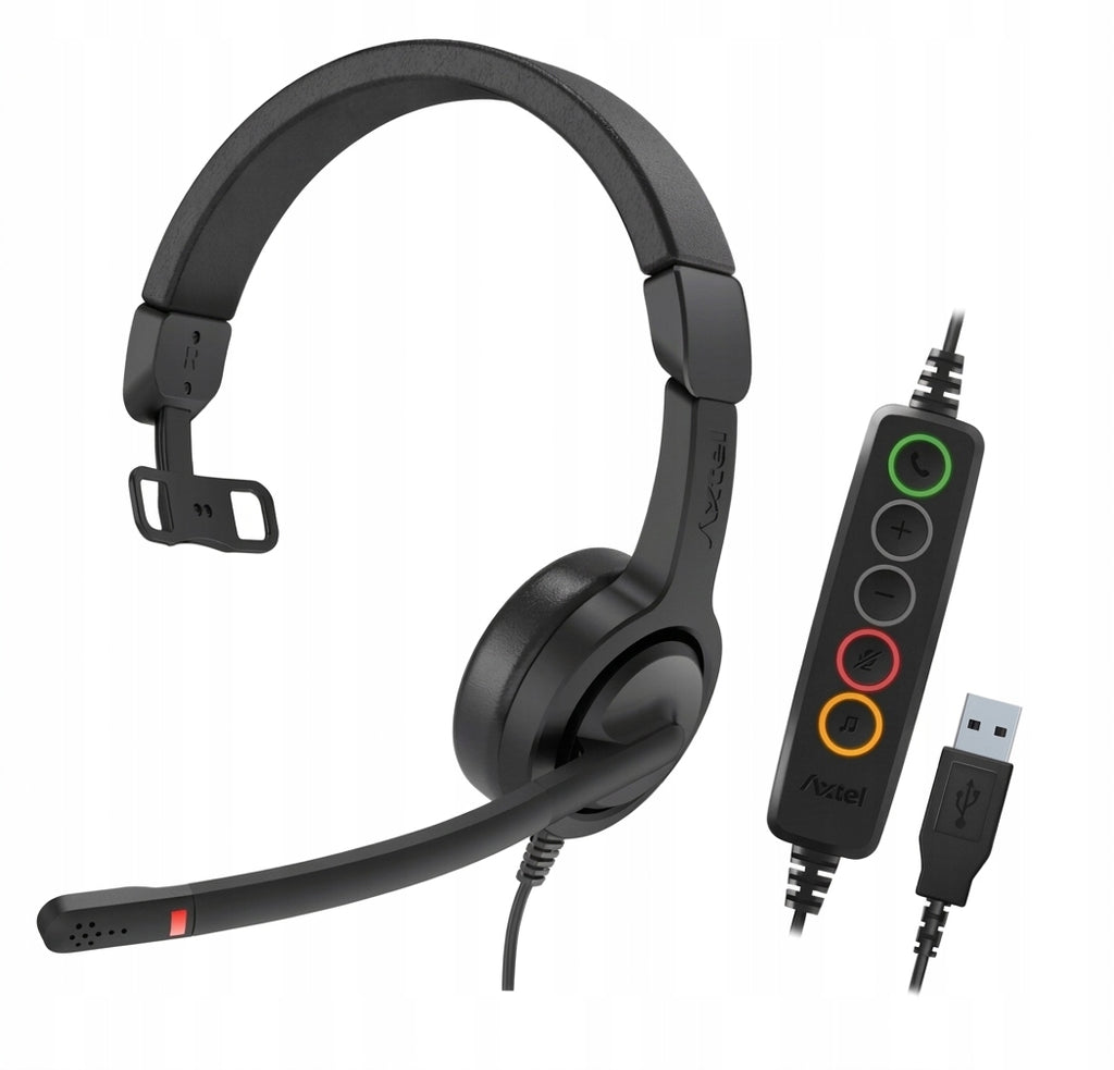Axtel AXH-V40UCM Voice UC40 Mono USB-A Náhlavní Souprava NC Mikrofon