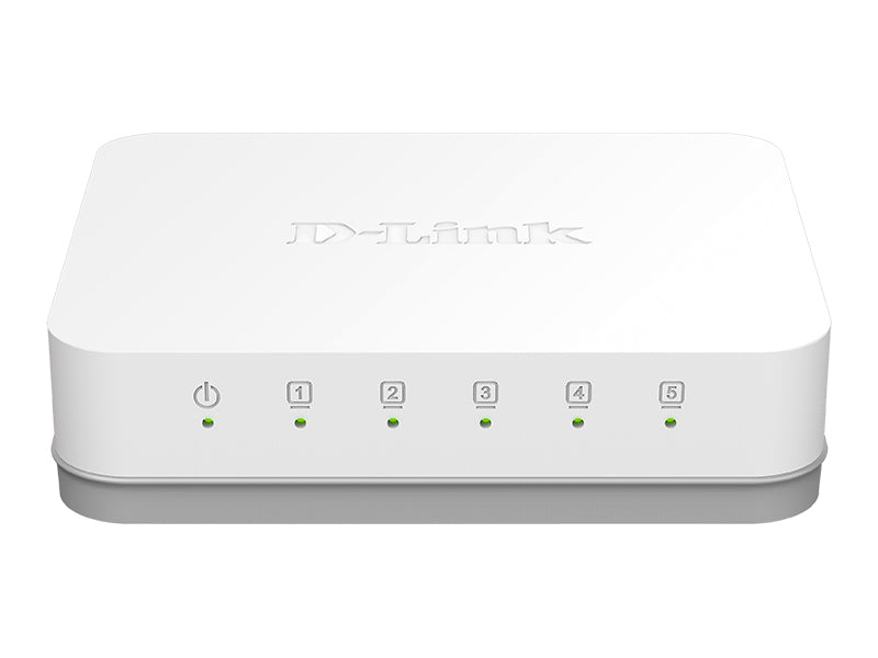D-Link DGS-1005A – 5-portový Gigabit Ethernet neřízený přepínač