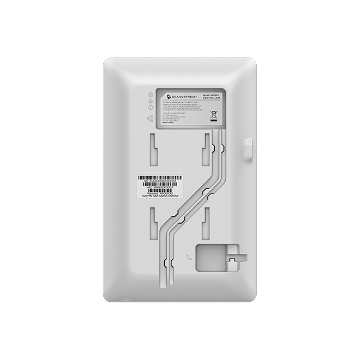 Grandstream GHP620 IP Hotelový Telefon PoE 2SIP HD OPUS 6 Kláves Bílý