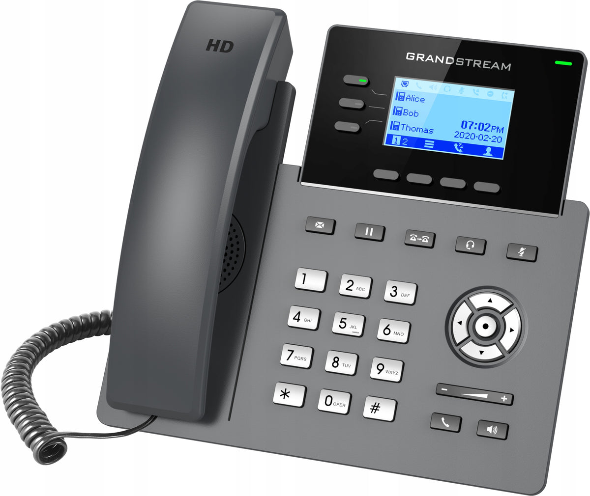 Grandstream GRP2603P VoIP Telefon 3 Linky 6SIP PoE Gigabit HD GDMS
