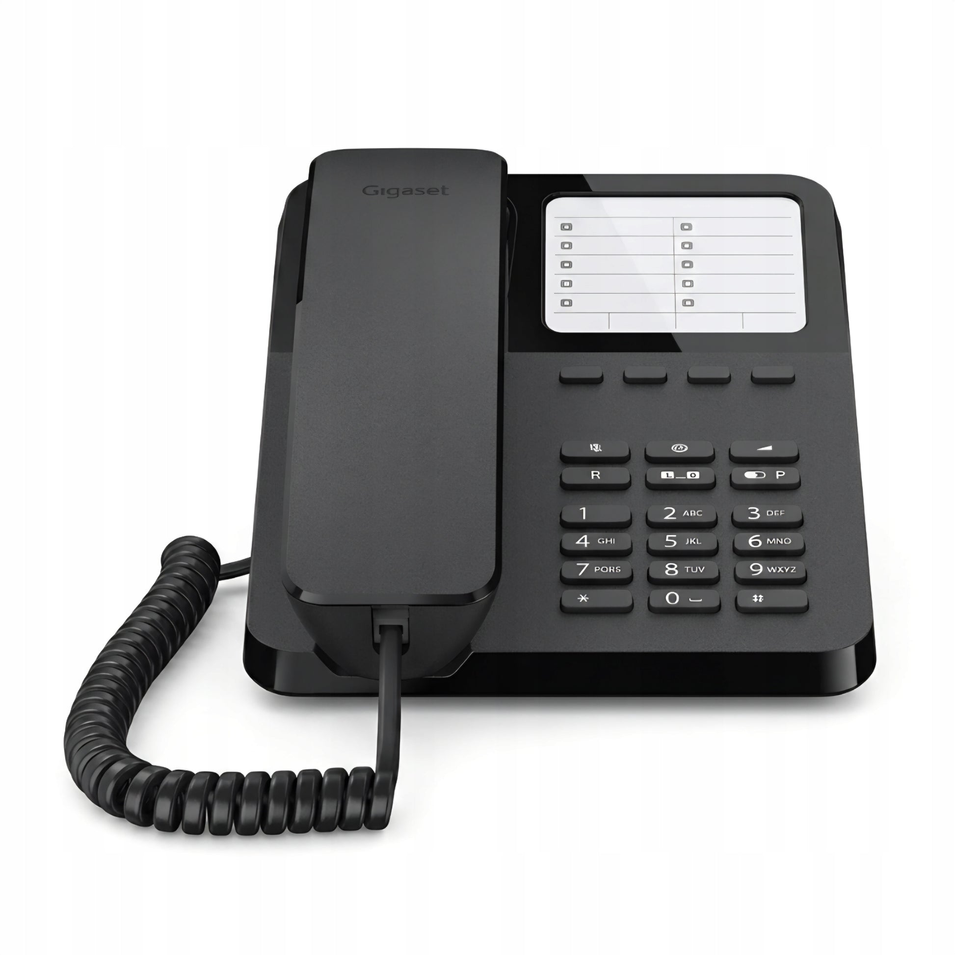 Gigaset DESK 400 – analogový stolní telefon, černý