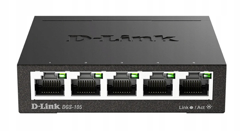Switch 5portový D-Link DGS-105 gigabitový kovový