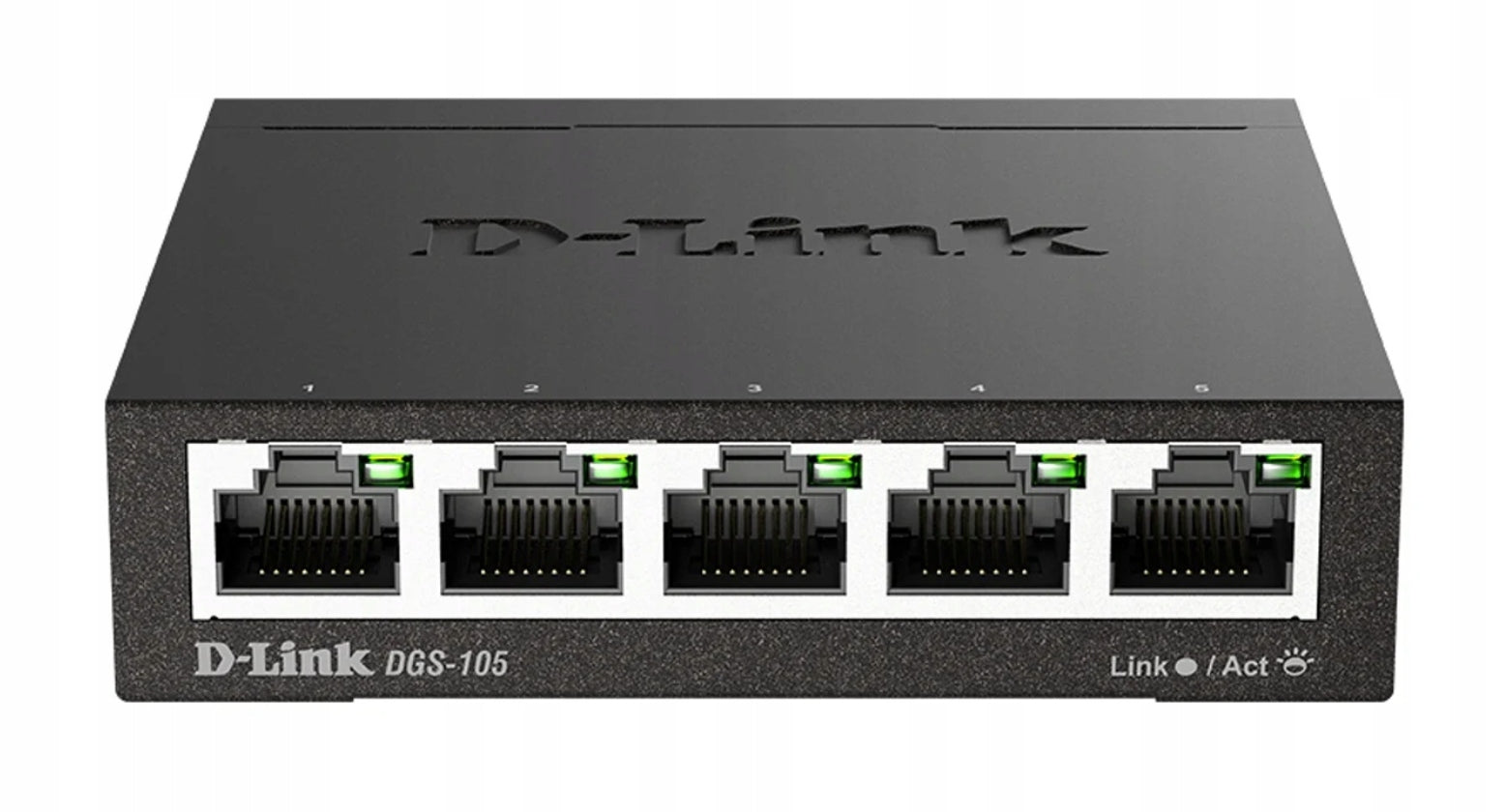 Switch 5portový D-Link DGS-105 gigabitový kovový