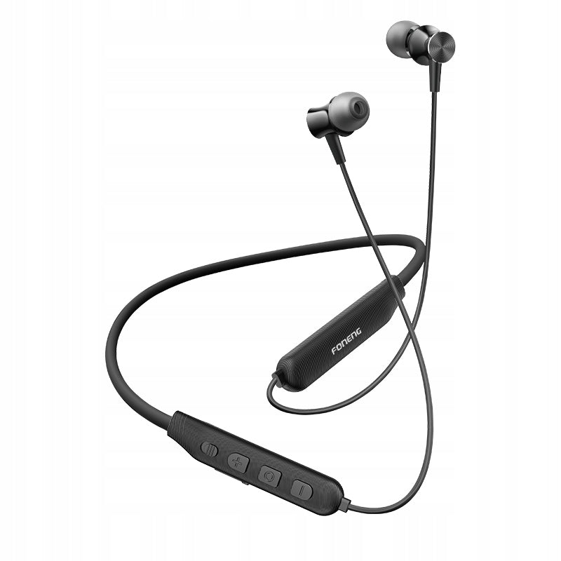 Foneng BL36 Bluetooth 5.3 Neckband 15h Deep Bass Mikrofon USB-C Černá